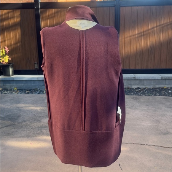 ARITZIA Wilfred Cavalier Jacket Deep Plum Size 2 Open Front Blazer - Picture 8 of 8